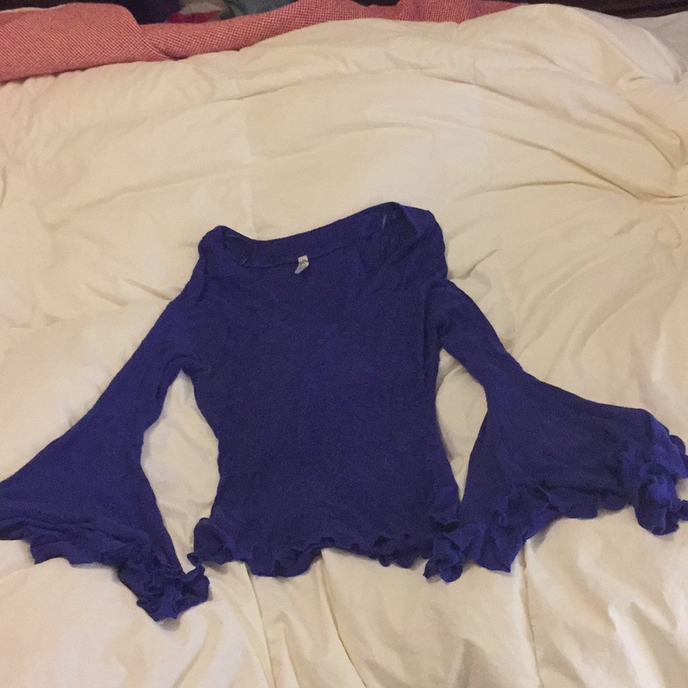 Royal blue FP top